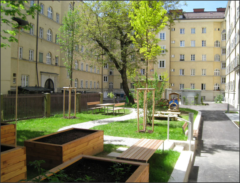 Wettbewerb 1. Preis, Wohnbebauung Strubergasse mit Architekt Lankmayer, Salzburg